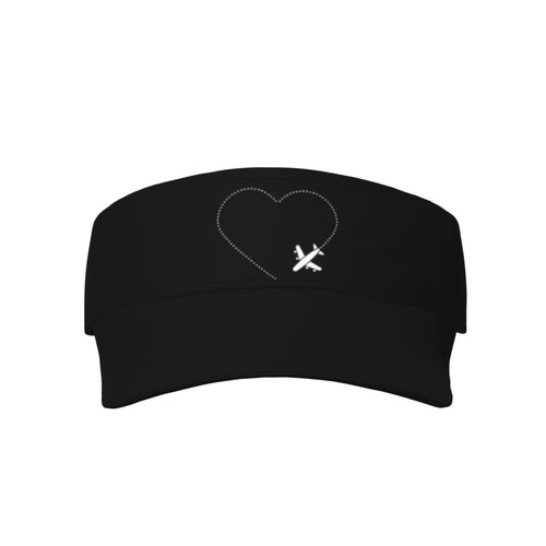 Sports Sun Visor Hats Love Airplane Ball Caps Empty Top Adjustable Baseball Sun Cap Hat for Women Men Sports Sun Visor Hats Love Airplane Ball Caps Empty Top Adjustable Baseball Sun Cap Hat for Women Men