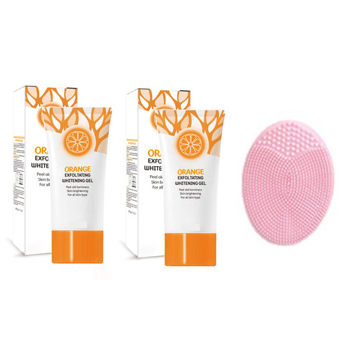 Orange Exfoliating Gel,Natural Orange Peeling Gel Face Scrub for Women,Orange Exfoliating Gel Scrub Face Body Skin Orange Exfoliating Gel,Natural Orange Peeling Gel Face Scrub for Women,Orange Exfoliating Gel Scrub Face Body Skin