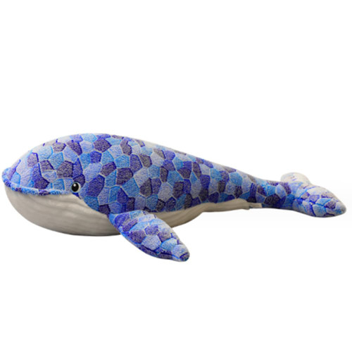 OUKEYI Humpback Whale Kids Plush Toy Pillow,Large Blue Whale Stuffed Animals Toy Sea Life Plushie Plushie Fish Gifts (70cm/27.6in) OUKEYI Humpback Whale Kids Plush Toy Pillow,Large Blue Whale Stuffed Animals Toy Sea Life Plushie Plushie Fish Gifts (70cm/27.6in)
