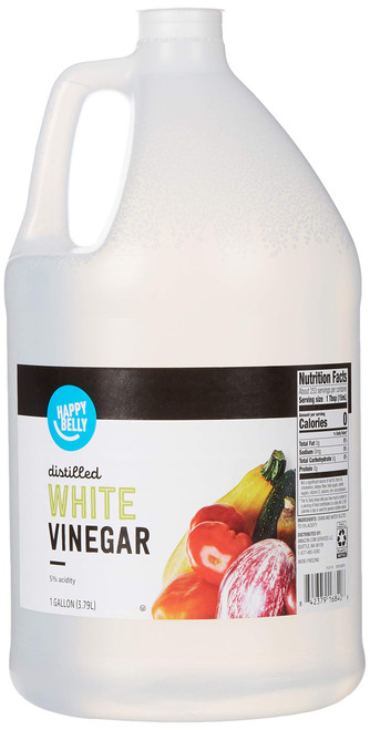 Amazon Brand - Happy Belly Distilled Vinegar, 128 Fl Oz (Pack of 1) Amazon Brand - Happy Belly Distilled Vinegar, 128 Fl Oz (Pack of 1)