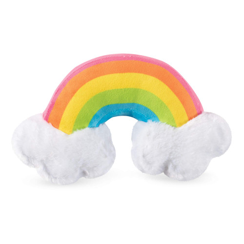 FRINGE STUDIO Dog Toy, Rainbow with Clouds-Plush Pet Toy (289369)