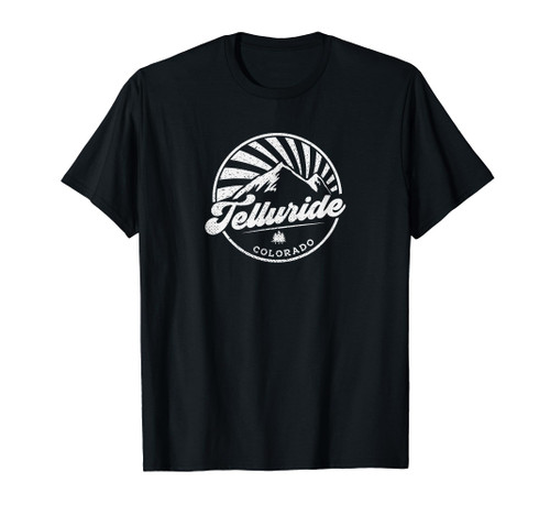 Telluride Colorado - Retro Vintage City Mountains T-Shirt