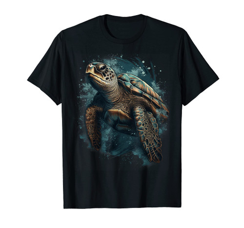 Vintage Turtle Graphic Sea Ocean Sea Turtle Lover Men Women T-Shirt