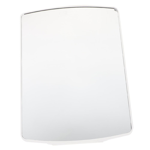 NOLITOY 1pc Folding Vanity Mirror Portable Folding Mirror Hand Held Mirror Makeup Mirror for Desk Makeup Mirror Tabletop Wall Makeup Mirror Plastic Cosmetic Travel Desktop White