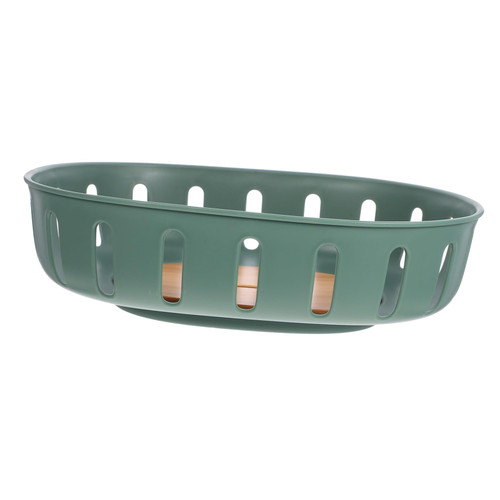 Ciieeo Double Layer Drainer Basket Fruit Colander Fruit Washing Basket Rice Drainer Colander Strainer Prep Bowl Drain Colander Rice Strainer Drain Basket Berry Vegetable Plastic