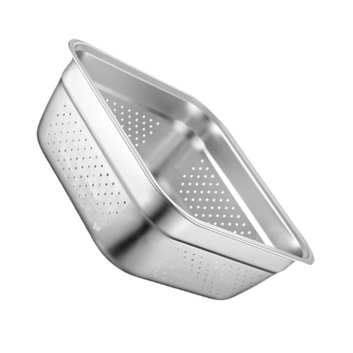 KJHBV Kitchen Sink Kitchen Basin Fruit Drain Basket Colander Bowl Stainless Steel Washing Basin Rice Strainer Food Washing Colander Laundry Basket Vegetable 201 Stainless Steel