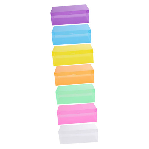 STOBAZA 7pcs Shoe Container Organizer Stackable Shoe Organizer Clear Boot Boxes Shoes Storage Bins Stackable Shoe Storage Closet Shelf Shoes Organizer Plastic Sneakers Clamshell To Stack