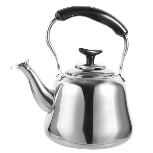 Zerodeko 1pc Chirping Kettle Stainless Steel Teapot Steel Tea Kettle Camping Kettles for Boiling Water Metal Tea Pot Whistling Coffee Stove Tea Kettle Japanese Sound Pot Concentrate Plastic