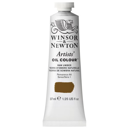 Winsor & Newton Artists' Oil Colour Paint, 37ml Tube, Raw Umber