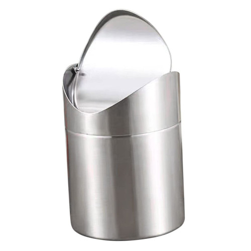 MAGICLULU Mini Trash Can Garbage Can Small Trash Can with Lid Desk Organizer Mini Rubbish Storage Bin Small Desk Trash Can with Lid Desk Garbage Bin Cabinet Trash Can Waste Paper Container