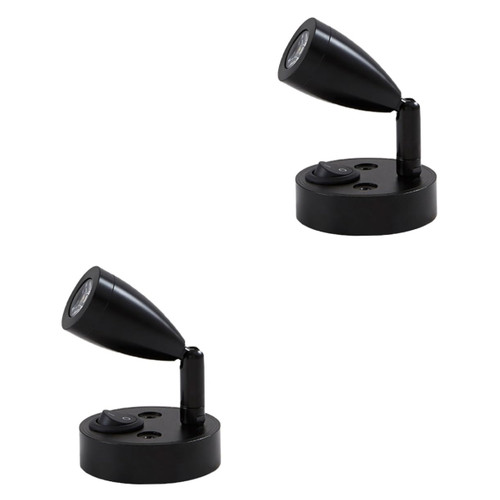 Zerodeko 2 Pcs Rv Reading Light Table Lamp for Study Directional Spot Light Reading Spotlight Led Wall Light Bedside Reading Lamp Dimmable Office Light Aluminum Decorate Portable