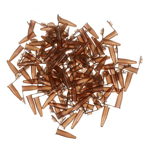 500pcs Brown Centrifuge Tube Brown Microtube Centrifugal Tube Vials Test Graduated Tube Micro Centrifuge Tube Micro Test Tubes Pp Microcentrifuge Tube