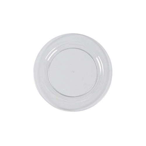 Fun Express PREMIUM PLASTIC CLEAR DESSERT PLATE 25PC - Party Supplies - 25 Pieces