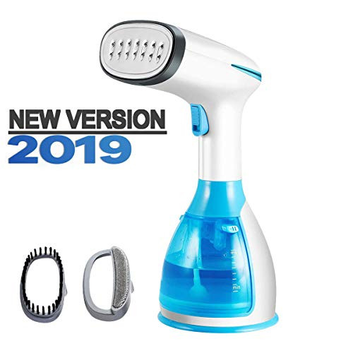 Handheld Garment Steamer, Fast Heat-up Fabric Steamer, Powerful Wrinkle Remover, Clean, Soften and Sterilize, 280ml High Capacity, Auto-Off, Portable Clothes Steamer for Home/Travel
