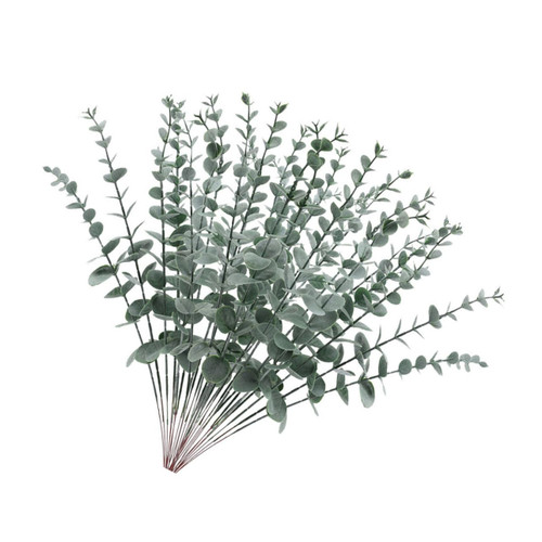 RORPOIR 30pcs Decorations Simulation Leaves Artificial Flowers Fake Plant Artificial Eucalyptus Stems Leaves Artificial Flowers for Decoration Branch Artificial Eucalyptus Branch
