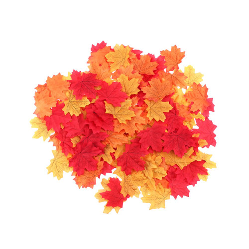 IMIKEYA Artificial Plants 400pcs Artificial Leaves Artificial Plant Faux Plant Faux Leaves Autumn Maple Leaf Autumn Fall Leaf Artificial Maple Leaves Yiwu Multicolor Multicolor Leaves