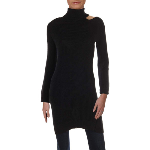 Bar III Womens Ribbed Turtleneck Pullover Sweater