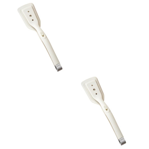 IMIKEYA 2pcs Silicone Fried Fish Clips Spatula Tong Clamp Spatula Tongs for Cooking Silicone Shovel Cooking Spatula Cooking Tong Bbq Meat Tongs Multipurpose