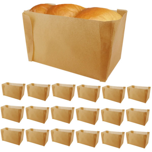 DOERDO 50Pcs Paper Loaf Pan Liner Nonstick Bread Baking Liners for Banana Bread Toast Bread, 7.5x4.9x3.7Inch