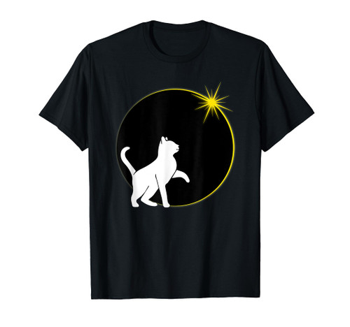 Solar Eclipse Cat Shirt 2024 Cat Lover Total Solar Eclipse T-Shirt