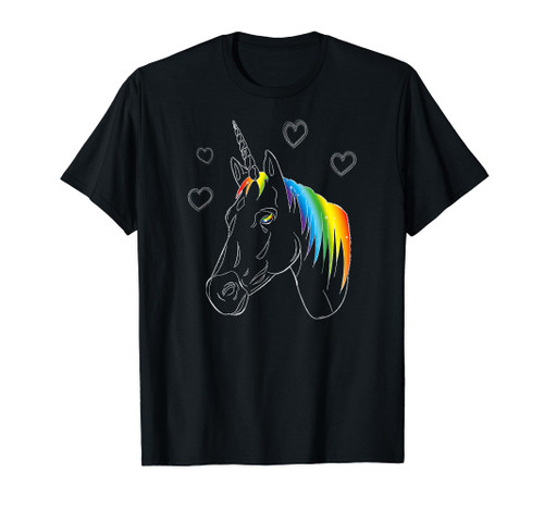 Unicorn Colorful Rainbow Funny Cute Unicorn Horse Lover T-Shirt Unicorn Colorful Rainbow Funny Cute Unicorn Horse Lover T-Shirt