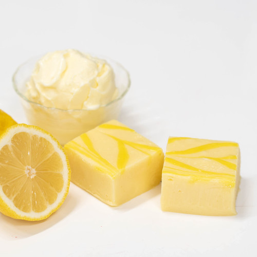 Valley Fudge, Lemon Sherbet, Fresh Artisan Fudge, Real Butter, Gourmet Candy, Half Pound Package