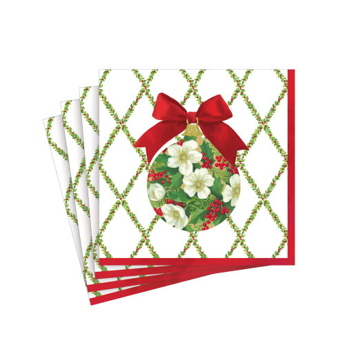 Ornament and Trellis Paper Cocktail Napkins - 20 Per Package - 2 Packs