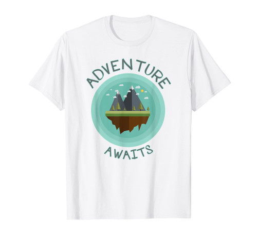 Adventure Awaits Shirt Hiking Travel Mountain Tee Camping Adventure Awaits Shirt Hiking Travel Mountain Tee Camping