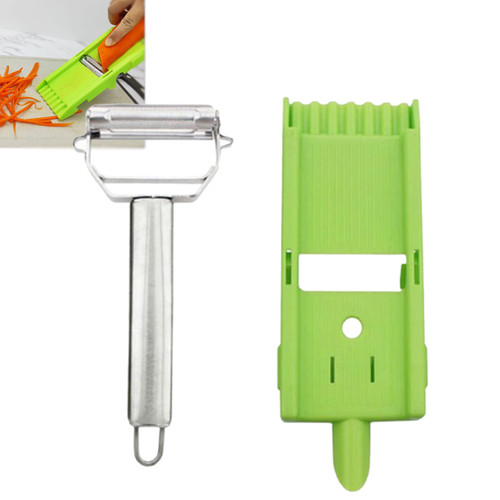 Zestio Peeler, Multi Potato Peeler, Multi Double Knife Peeler, Potato Apple Vegetable Peelers For Kitchen, Vegetable Cutter, Veggie Slicer, For Small Job In Kitchen (1set)