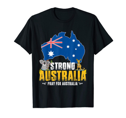 Support Australia Strong save koala Kangaroo Retro Vintage T-Shirt Support Australia Strong save koala Kangaroo Retro Vintage T-Shirt