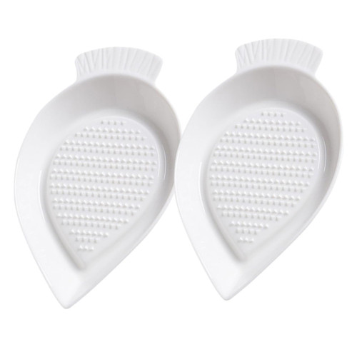 Mikinona Grinding Disc Ceramic Grater Plate Garlic Grater Garlic Grinder Hand Graters Garlic Grinder Plate Ceramic Garlic Grinder Multitools Food Ginger Grater White Ceramics Baby