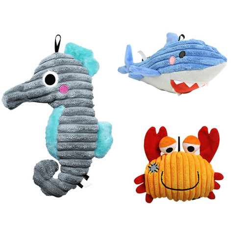 ipawspace Squeaky Plush Dog Toy Pack for Puppy, Small Stuffed Puppy Chew Toys 3pcs Dog Toys Bulk with Squeakers, Cute Soft Pet Toy for Small Medium Size Dogs