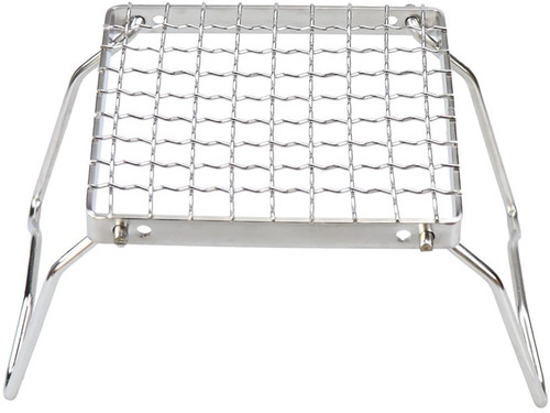 DZRZVD Camp Grill with Foldable Legs-304 Stainless Steel Grill Grate for Gas Stove-Ultralight Campfire Stand-Portable Grill Grid for Backpacking/Camping/Hiking/Picnic/Traveling/Fishing with Carry Bag DZRZVD Camp Grill with Foldable Legs-304 Stainless Steel Grill Grate for Gas Stove-Ultralight Campfire Stand-Portable Grill Grid for Backpacking/Camping/Hiking/Picnic/Traveling/Fishing with Carry Bag