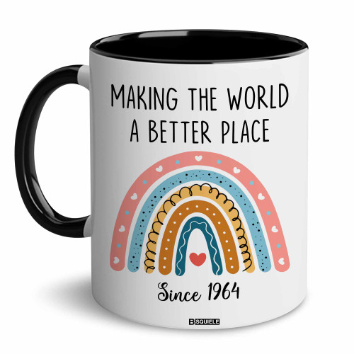 BSQUIELE 60th Birthday Gifts For Women, 1964 Gifts For Women, 60 Year Old Birthday Gifts For Women, 60th Birthday Gift Ideas, 60 Birthday Gifts For Women, 60th Birthday Cups, Sixty Mothers Day 11OZ