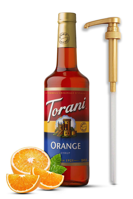 Orange Syrup for Coffee & Drinks 25.4 Ounces Coffee Flavoring for Drinks with Fresh Finest Coffee Syrup Pump Orange Syrup for Coffee & Drinks 25.4 Ounces Coffee Flavoring for Drinks with Fresh Finest Coffee Syrup Pump