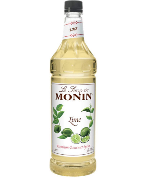 Monin Flavored Syrup, Lime, 33.8-Ounce Plastic Bottle (1 liter) Monin Flavored Syrup, Lime, 33.8-Ounce Plastic Bottle (1 liter)