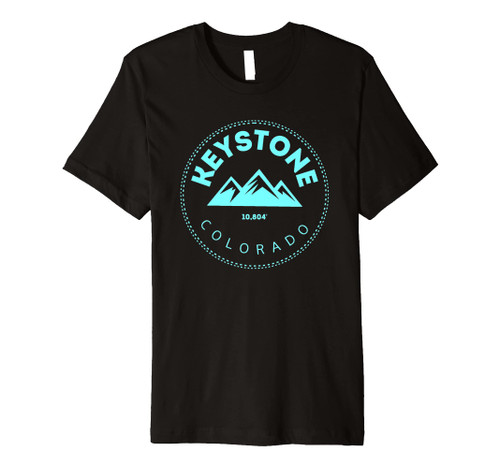 Keystone Colorado CO Mountain Town - Elevated CO Skiing Premium T-Shirt Keystone Colorado CO Mountain Town - Elevated CO Skiing Premium T-Shirt