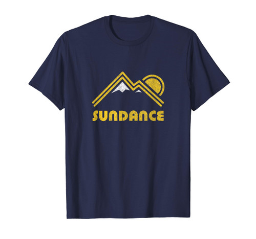 Retro Sundance Utah UT T Shirt Vintage Mountains Tee Design