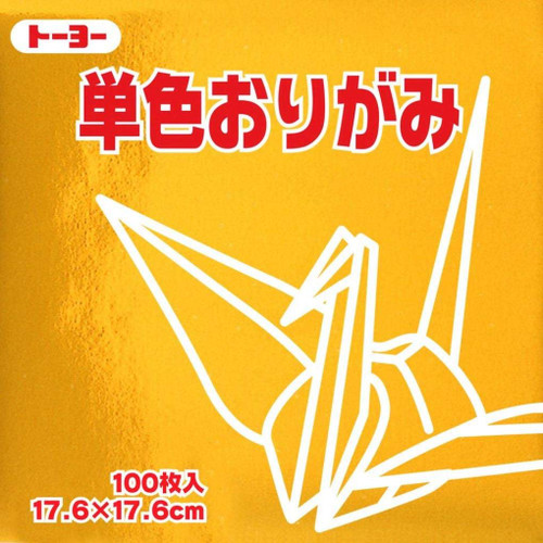 Toyo 065159 Origami Paper, Single Sided, 6.9 inches (17.6 cm) Square, 100 Sheets