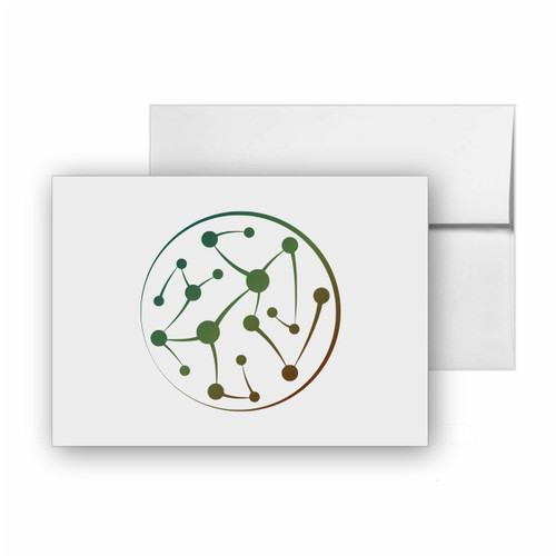 Petri Dish Science Microbe Molecules Sample, quality blank cards CC-21378