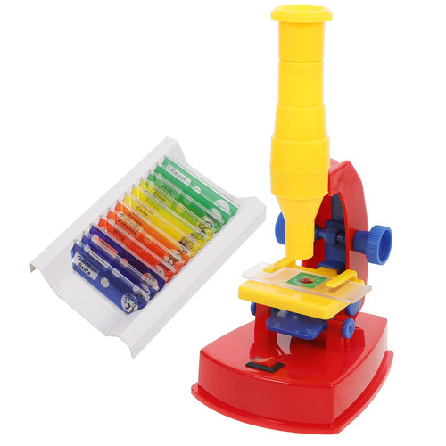 ULTECHNOVO 1 Set Children's Microscope Kids' Microscopes Childrens Toys Kids Playset Toys for Kids Toy for Kids Microscope for Kids Kidcraft Playset Focusing 150x Equipment Plastic