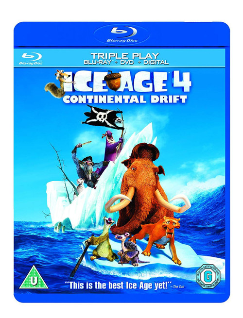Ice Age 4: Continental Drift - Triple Play (Blu-ray + DVD + UV Copy) Ice Age 4: Continental Drift - Triple Play (Blu-ray + DVD + UV Copy)