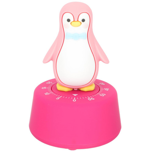 UTHCLO Penguin Timer Kitchen Cooking Timers Cartoon Character Time Manager Rotary Countdown Timer Learning Timer Mechanical Timers Timer for Kids Timer Cute to Rotate Tool Plastic Stereo