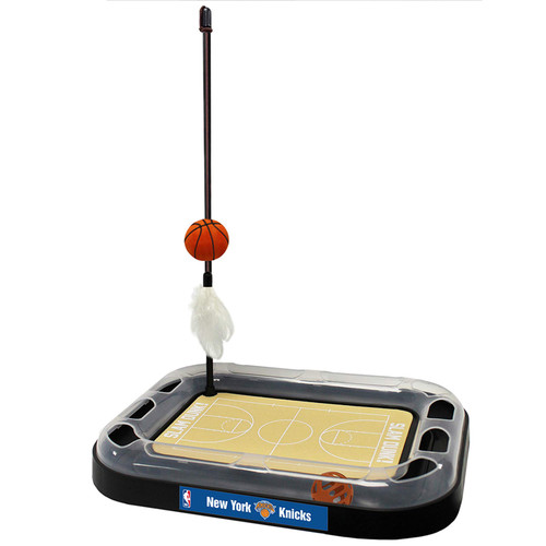 Pets First New York Knicks Basketball Cat Scratcher Toy