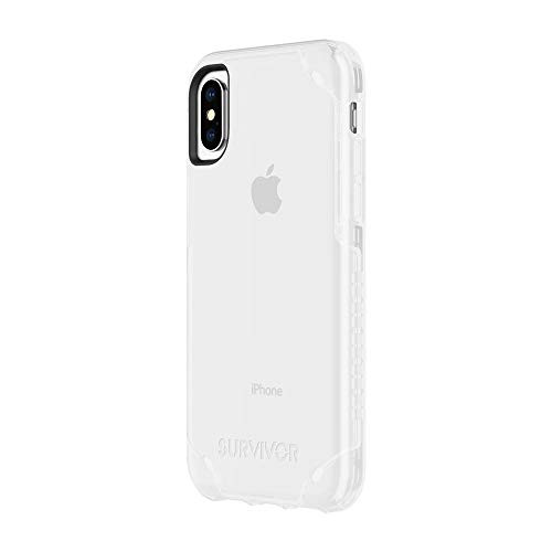 Griffin Survivor Strong iPhone Xs Case with Slim and Shock-Absorbing Design - Clear