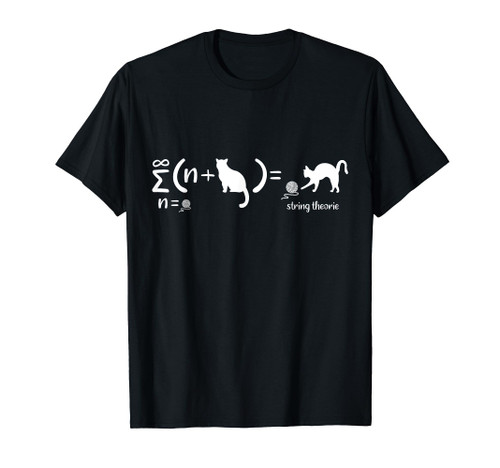String Theory Science Nerd Physics Schrodinger's Cat T-Shirt