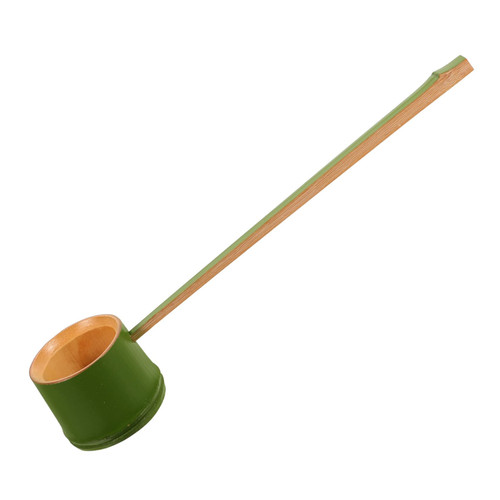 Mikinona Long-handled Flower Watering Ladle Water Ladle Laundry Powder Scoop Large Ladle Kitchen Gadget Flour Scoop Tea Ceremony Accessory Watering Spoon Bamboo Wine Long Handle