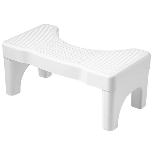 Healeved Ottoman Foot Rest stools Foot Stool Bathroom Footstool Foot Toilet Stool Squatting Toilet Stool Footstool for Toilet Small Stool Squat Stool White Pedal Pregnant Woman pp Household