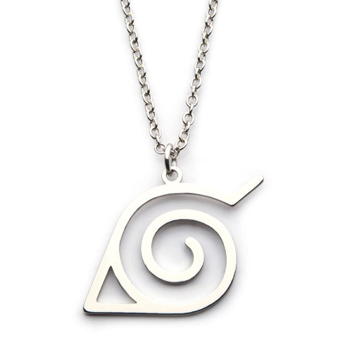 Naruto Shippuden Hidden Leaf Village Logo Enamel Pendant Necklace Naruto Shippuden Hidden Leaf Village Logo Enamel Pendant Necklace
