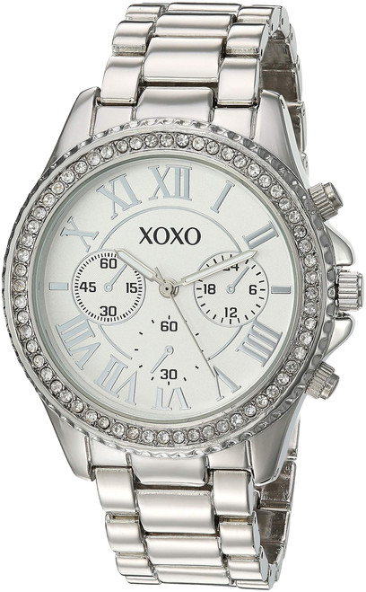Accutime XOXO Women's XO5936AZ Analog Display Analog Quartz Silver Watch